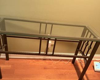 Iron and Glass Table