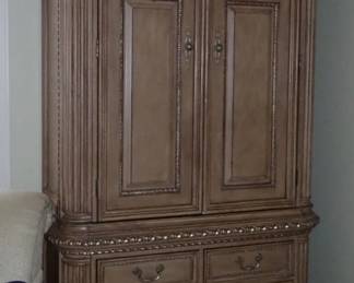 LARGE DOORS & DRAWERS STORAGE ARMOIRE
