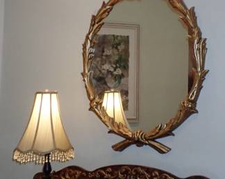 GOLD LARGE ORNATE MIRROR