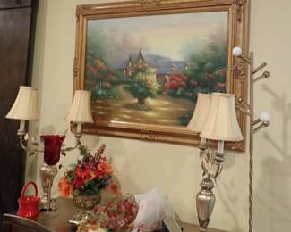 LAMPS - GOLD WALL DECOR