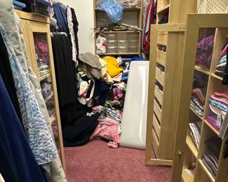 The other end of the Woman's closet