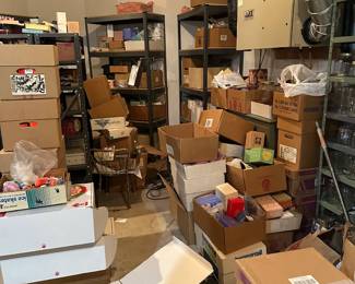 Canning jars...store room...it's a treasure hunt