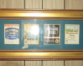 VTG whiskey labels