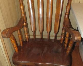 Heavy duty pine rocker