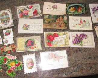 Antique post cards etc.