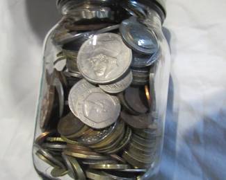 4 lbs of foreign coins