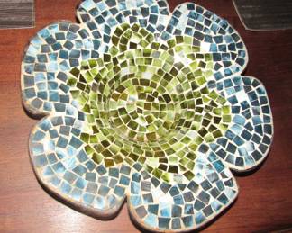 Vintage mosaic bowl
