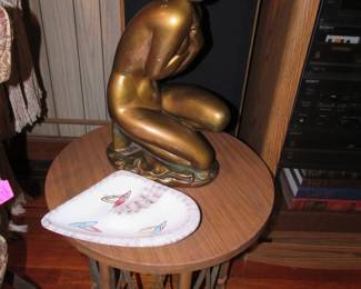 Vintage Marwal nude statue