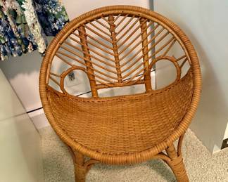 Child's MCM wicker chair