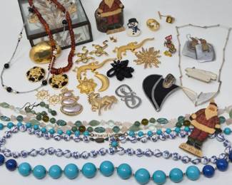 Various Fashion Jewelry & Vintage Boxes
