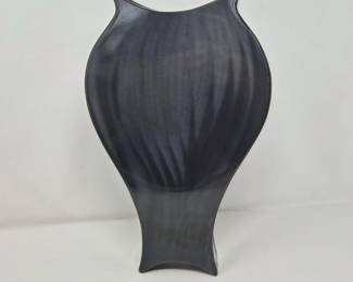 Deco-Styled Modern Welded Copper Metal Sculptural Vase