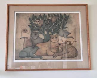 1981 “In the Forest at Night” by Carol Jablonski 161/300 - ($400+)