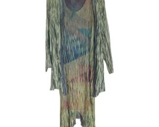 Crinkle Dress & Cover-Up