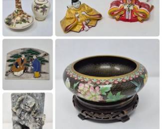 Mix of Asian Artistry Decor