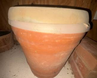 Large Terracotta Rolled Rim Planter Pot