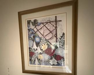 K. Hainer Denca Floral Print with Artist Proof Number