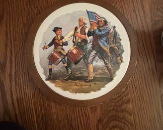 The Spirit of  Commemorative Pewter Plate