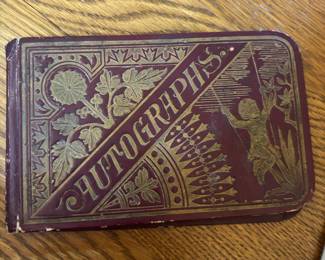 “Autograph Album • 1908–1910 • Handwritten Friendship Verses & Signatures • Indiana Provenance”