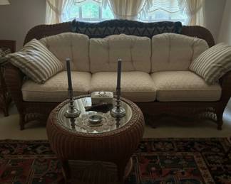Pennsylvania House Time Again Wicker Collection Sofa fifth image