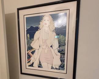 Roy Besser Hollywood Signed and Numbered Lithograph Print