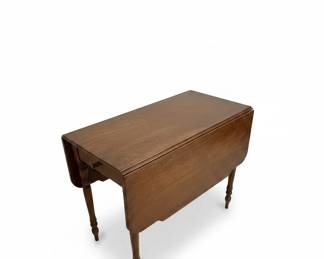Antique Drop Leaf Table with Hutch