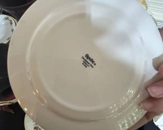 Spode Christmas Tree Dinner Plates Set of  second image