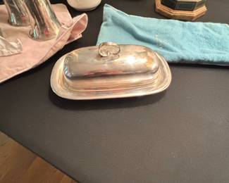Reed  Barton Sterling Silver Butter Dish