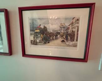 Mr. Pickwick and His Friends Arrive at the Blue Lion, Muggleton by A. Ludovici