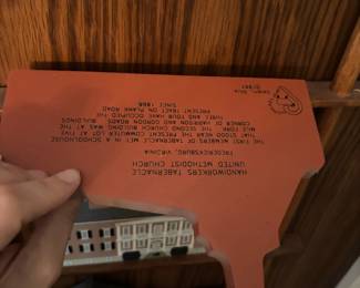 Chancellorsville Inn and Handiwork Tabernacle United Methodist Church Diorama Pieces third image