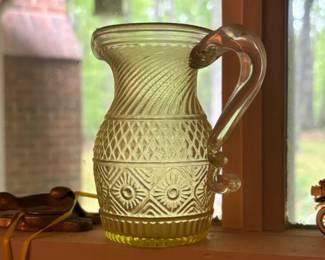 Blue Hobnail Vase  Indiana Glass second image