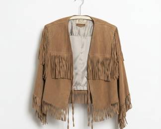 Jerrys Leather Goods Suede Fringe Jacket