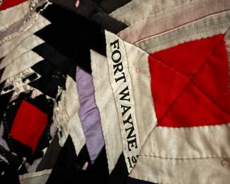 Pineapple Quilt with Fort Wayne Inscription second image