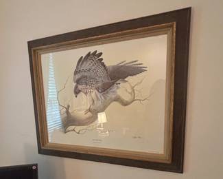 RedTailed Hawk Lithograph by Richard Sloan