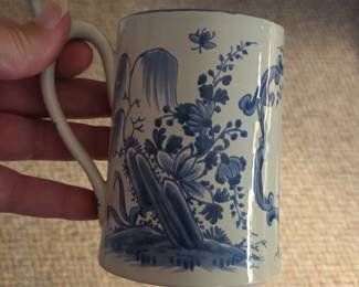 Colonial Williamsburg Delft Porter Tankard
