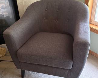Contemporary gray chair