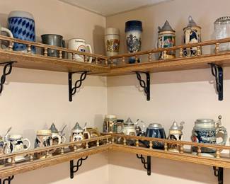 Beer stein collection