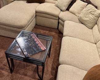 Ivory sectional