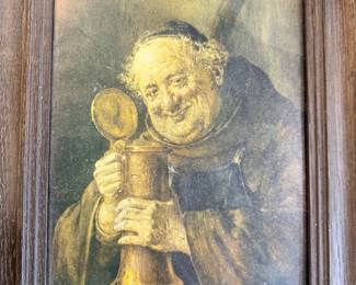 Antique monk picture 