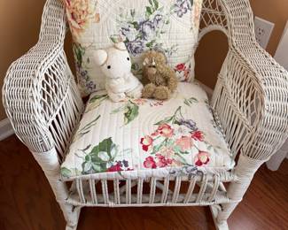 wicker rocker 