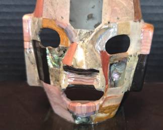 Mayan Aztez death mask 