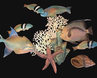 Bovano metal sculptures