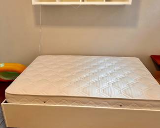 European Full size bed and mattress 
