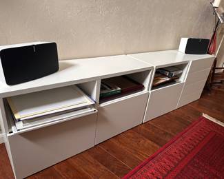 IKEA Cabinets with Sonus Speakers 