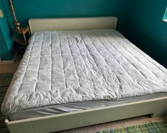 IKEA King size bed and mattress 