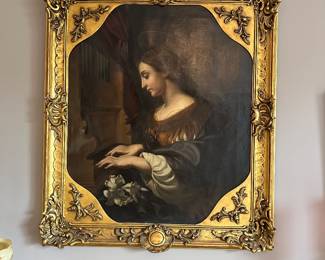 Antique original oil on canvas40”x46”