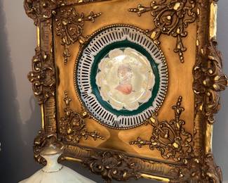 Framed portrait plates