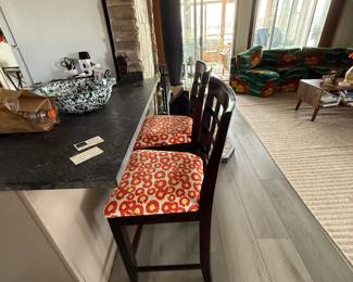 Matching bar stools 