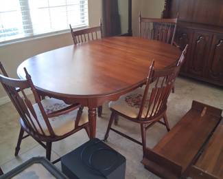 antique dining table