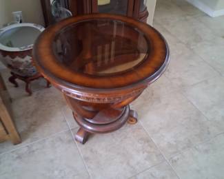 unreal hand carved table. Oh my!!