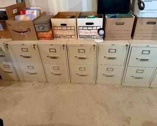 HON 2 Drawer File Caninets with Key Locks
